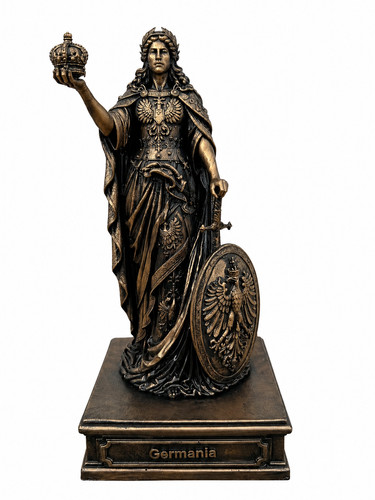 Germania figur 24cm bronze - figur,