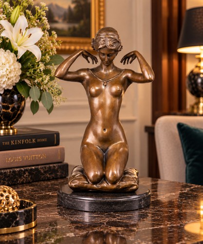Bronze skulptur weiblicher - skulptur,