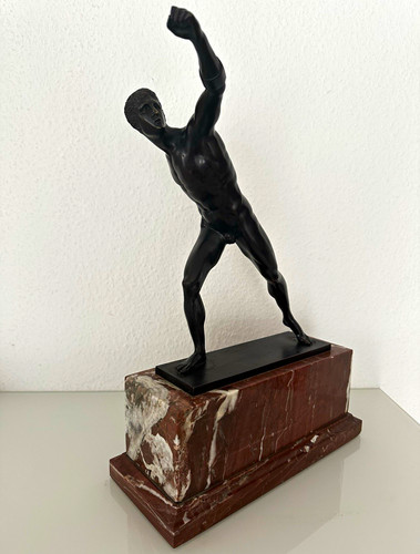 Bronze athlet skulptur - bronze,