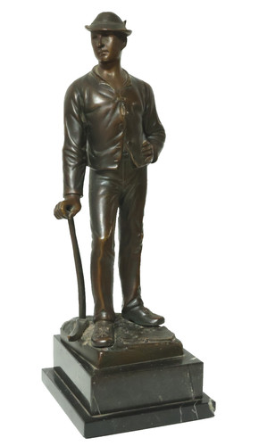Alte loewenich bronzefigur - alte,