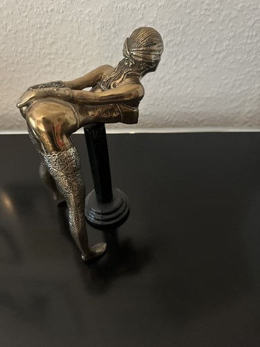 Bronze skulptur figur devote - ,