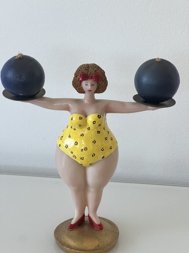 Vintage skulptur mollige frau - vintage,