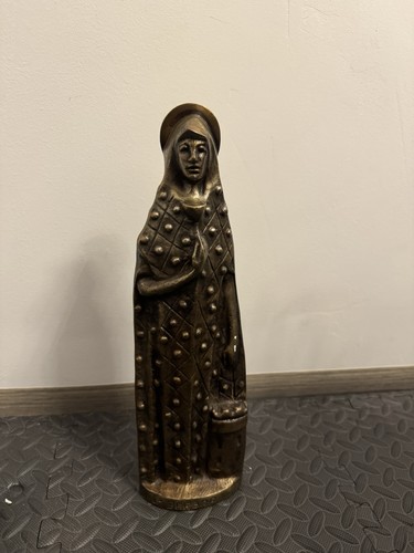 Heilige barbara bronzefigur - heilige,