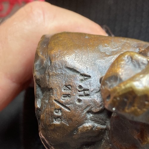 Bronzefigur von hrdlicka - von, a.