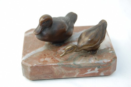 Bronze figur enten auf - figur,