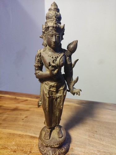 Bronze figur stehende - figur, tara