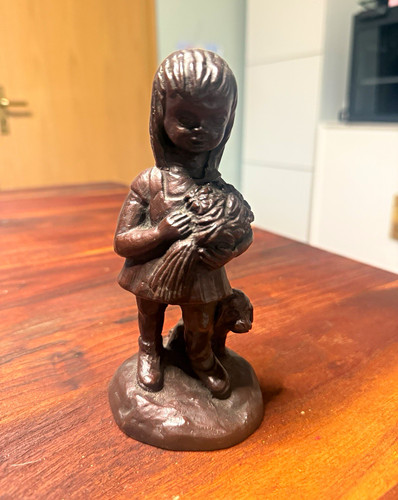 Bronze figur skulptur mädchen - bronze,