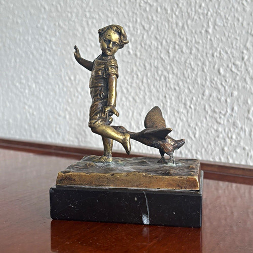 Antike art déco - art-déco, bronzefigur