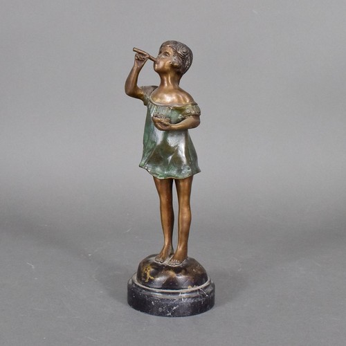 Bronze figur mädchen - bronze,