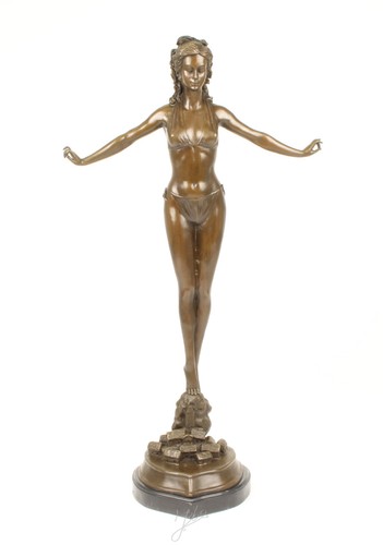Bronzefigur skulptur - bronzefigur,