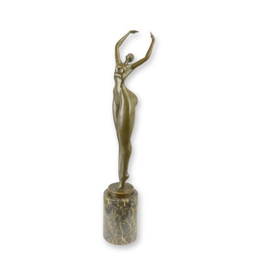 Moderne bronzefigur weiblicher - bronzefigur,