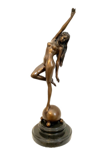 Bronzefigur bronze akt - bronzefigur,
