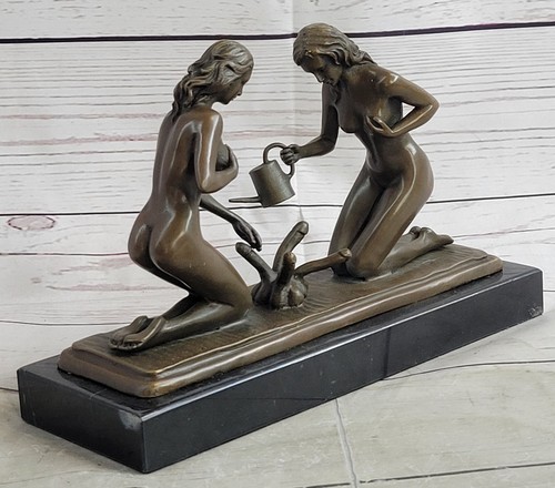 Echte solid bronze nackte - nackte, girl