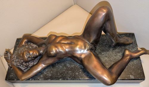 Bronze akt figur peter - akt,,
