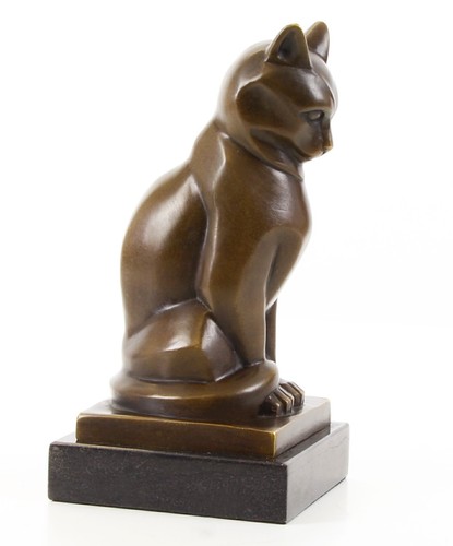 Katze bronzeskulptur bronze - bronzeskulptur,