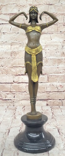 Bronze skulptur nach chiparus - bronze,