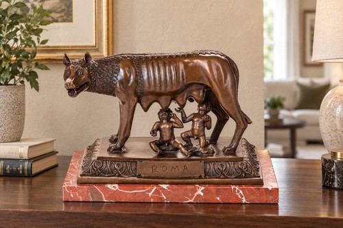 Bronze skulptur romulus - skulptur,