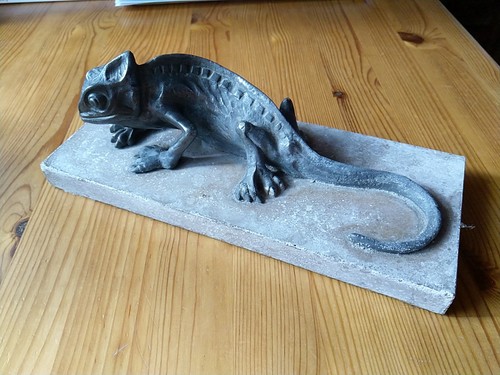 Antike bronze artige figur - antike,