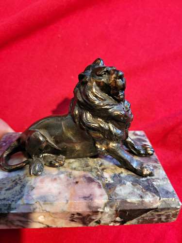 Bronze figur skulptur löwe - skulptur,
