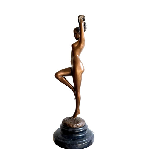 Bronzefigur frau akt - akt, raymondo
