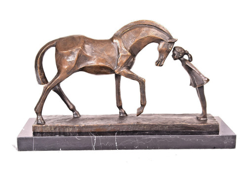 Bronze skulptur figur - skulptur,