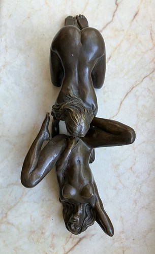 Erotische bronze figuren - bronze,