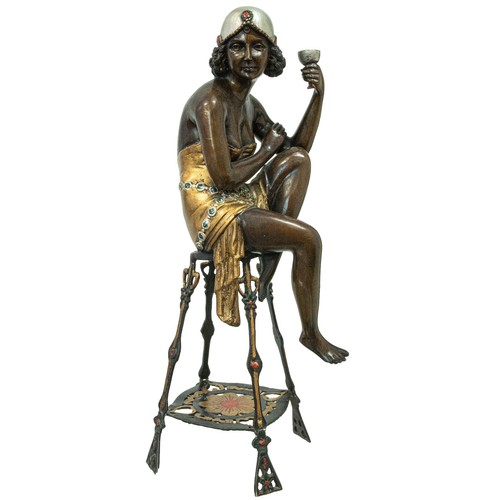 Art déco bronze figur - 58,