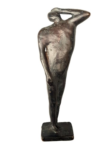 Bronzefigur stehender mann - stehender,