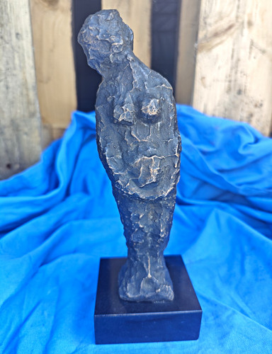 Abstrakte bronze figur - abstrakte,