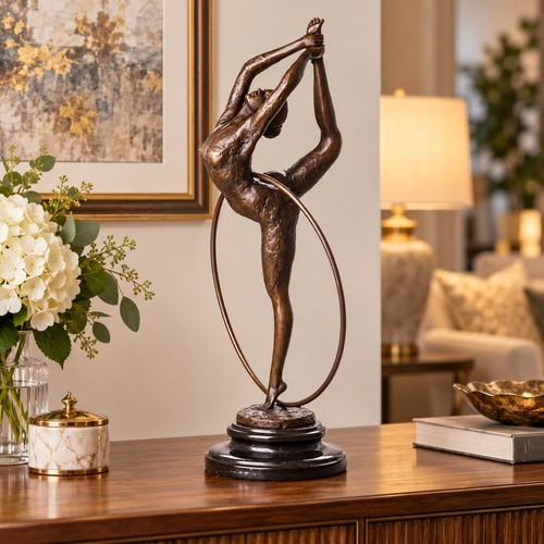 Bronze skulptur tänzerin - skulptur, mit