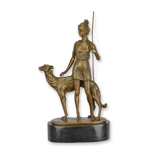 Bronzefigur skulptur - bronzefigur,