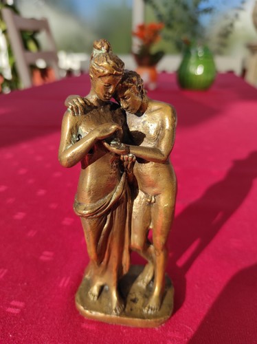 Kleine bronze statuette - kleine,