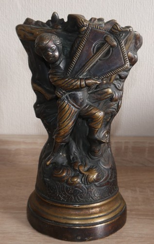 Antike bronze vase figur - bronze,