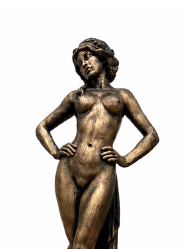 Frauen akt figur bronze 24cm - bronze,