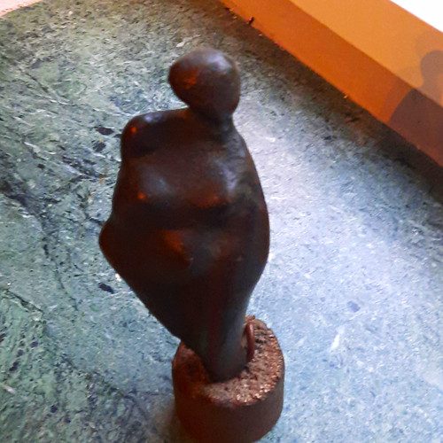 Abstrakte bronze skulptur frau - bronze-skulptur,