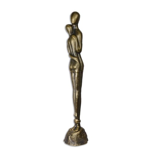 Gusseisenfigur umarmendes paar - umarmendes,