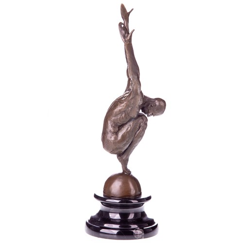 Bronzeskulptur bronzefigur - ,