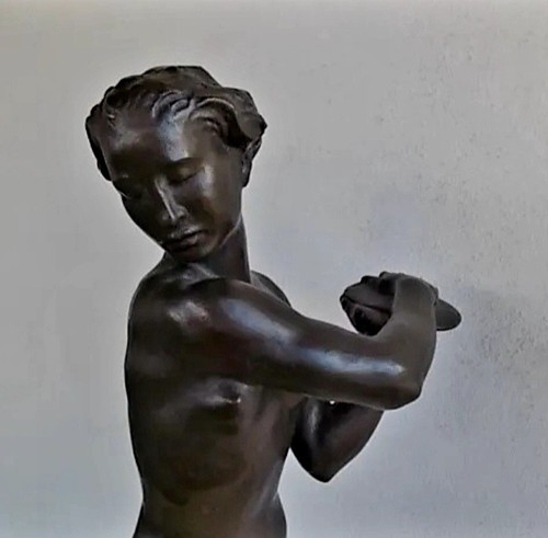 Bronze skulptur figur - skulptur, georg