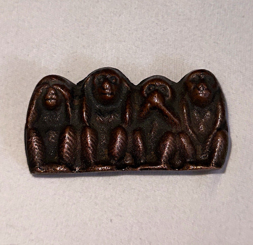 Seltene bronzefigur weise - seltene,
