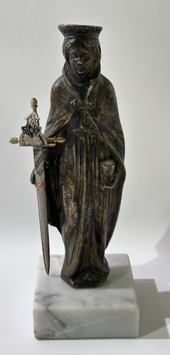 Vintage bronze statue - statue, auf