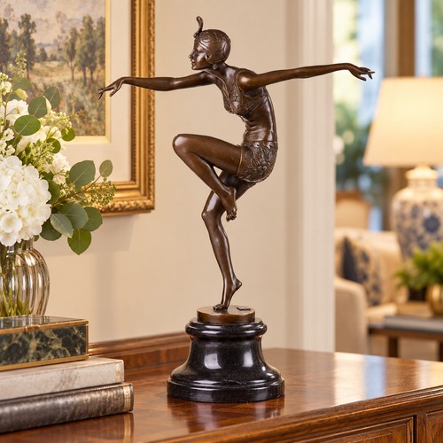 Bronze skulptur con brio - bronze,