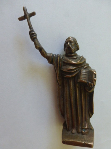 Bonifatius bischof bronze - bischof,