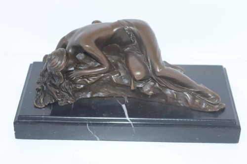 Bronze skulptur figur - skulptur, /