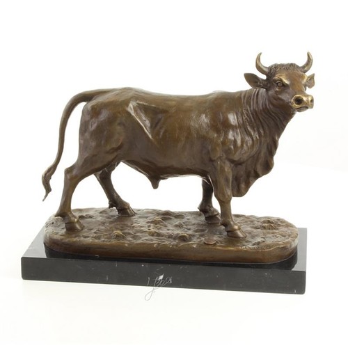 Bronzefigur stier länge - stier,, 34,9