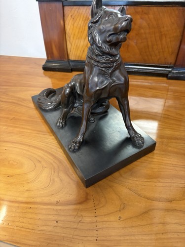 Große massive bronze figur - große,