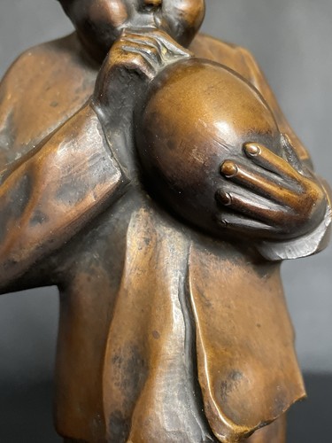 Bronze skulptur junge - bronze, knabe