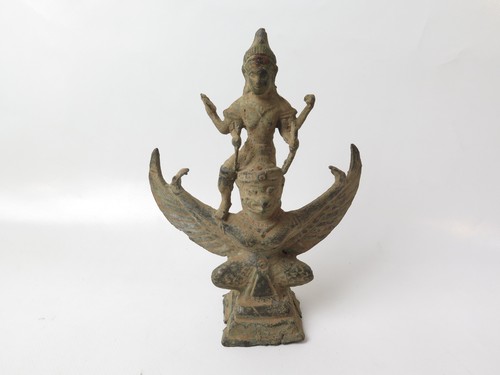 Messing bronzefigur vishnu - messing-bronzefigur,