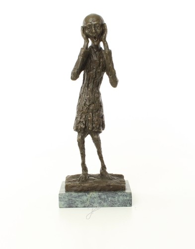 Bronzefigur skulptur statue - skulptur,