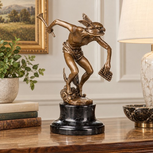 Bronze skulptur hermes - hermes, /