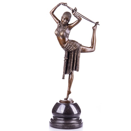 Art deco bronzefigur bronze - bronzefigur,